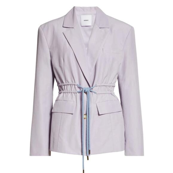 Aknvas Jackets & Blazers - AKNVAS Amanda Drawstring Blazer Lavender Purple {3T38}